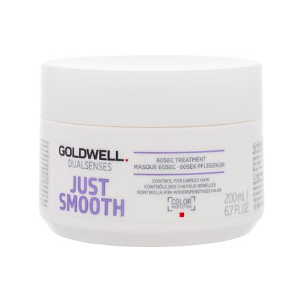 Goldwell Dualsenses Just Smooth 60sec Treatment minutová maska pro uhlazení vlasů 200 ml pro ženy