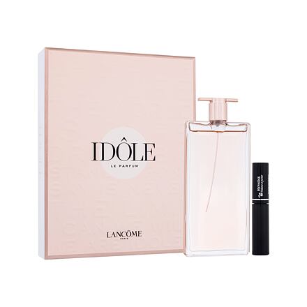 Lancôme Idôle sada parfémovaná voda 50 ml + řasenka Hypnose Volume-A-Porter 2 ml 01 Noir Intense pro ženy
