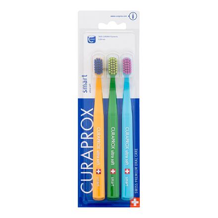 Curaprox Smart Ultra Soft Trio zubní kartáček s ultra měkkými vlákny 3 ks