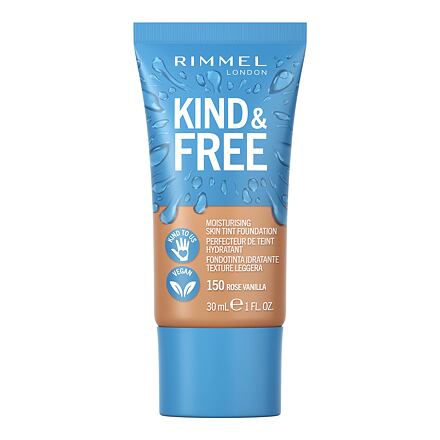 Rimmel London Kind & Free Skin Tint Foundation hydratační make-up 30 ml odstín 150 Rose Vanilla