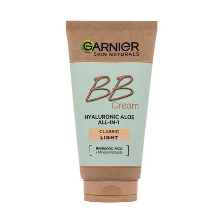 Garnier Skin Naturals BB Cream Hyaluronic Aloe All-In-1 sjednocující a zmatňující bb krém pro normální pleť 50 ml odstín Light