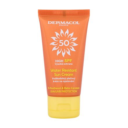 Dermacol Sun Water Resistant Cream SPF50 voděodolný opalovací krém na obličej 50 ml unisex