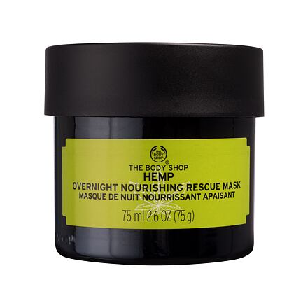 The Body Shop Hemp Overnight Nourishing Rescue Mask noční hydratační maska s konopným olejem 75 ml unisex