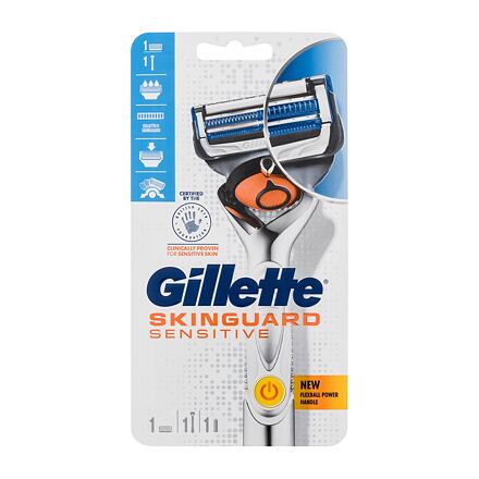 Gillette Skinguard Sensitive Flexball Power holící strojek s jednou hlavicí a baterií pro muže