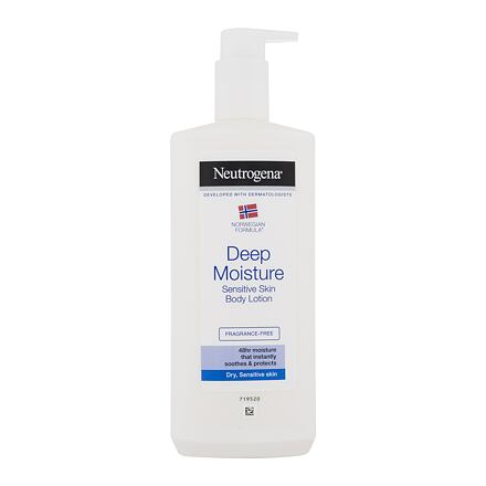Neutrogena Norwegian Formula Deep Moisture Dry, Sensitive Skin hydratační tělové mléko pro suchou a citlivou pokožku 400 ml unisex
