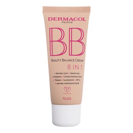 Dermacol BB Beauty Balance Cream 8 IN 1 SPF15 ochranný a zkrášlující bb krém 30 ml 2 Nude