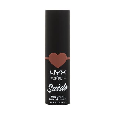 NYX Professional Makeup Suède Matte Lipstick matná rtěnka 3.5 g odstín 05 brunch me