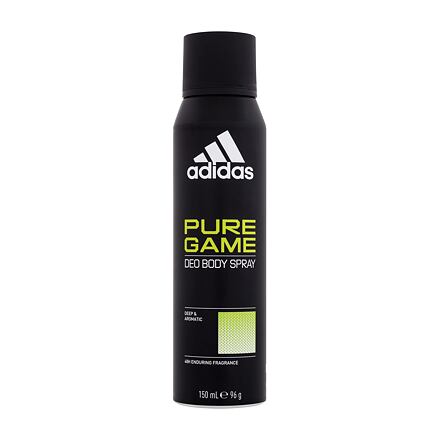 Adidas Pure Game Deo Body Spray 48H deospray bez obsahu hliníku 150 ml pro muže
