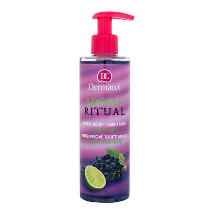 Dermacol Aroma Ritual Grape & Lime tekuté mýdlo na ruce 250 ml pro ženy