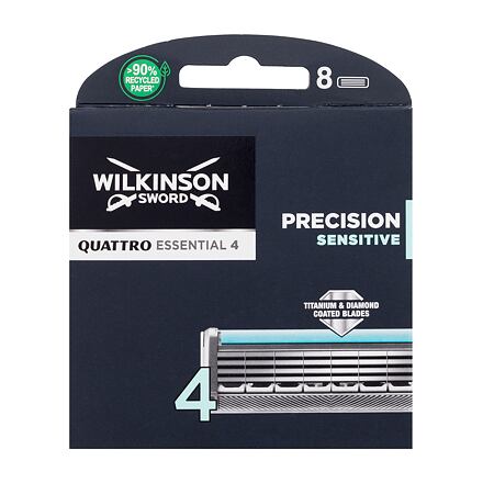 Wilkinson Sword Quattro Essential 4 sada náhradních břitů 8 ks 8 ks pre mužov