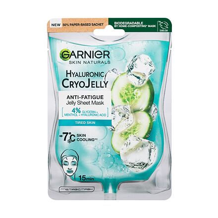 Garnier Skin Naturals Hyaluronic Cryo Jelly Sheet Mask hydratační gelová maska s chladivým efektem pro ženy