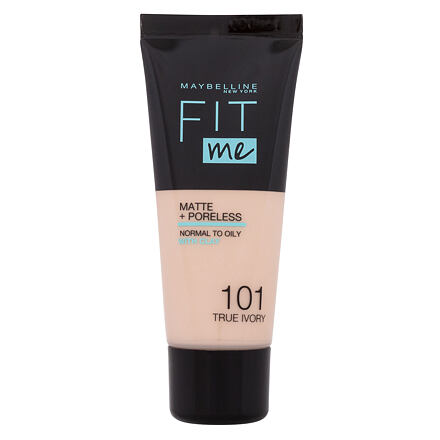 Maybelline Fit Me! Matte + Poreless sjednocující makeup s matujícím efektem 30 ml odstín 101 True Ivory