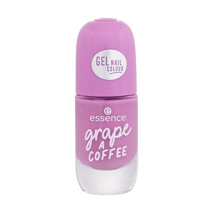 Essence Gel Nail Colour rychleschnoucí lak na nehty s lesklým efektem 8 ml odstín 44 Grape A Coffee