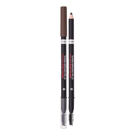 L'Oréal Paris Infaillible Brows 12H Definer Pencil tužka na obočí s pudrovým finišem 1 g odstín 3.0 Brunette