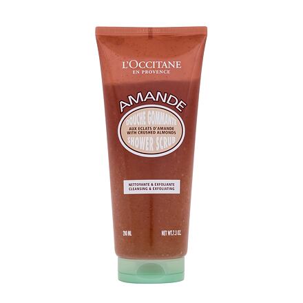 L'Occitane Almond (Amande) tělový peeling s mandlovým olejem 200 ml pro ženy