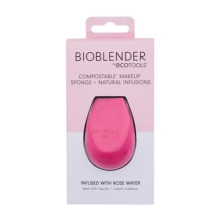 EcoTools Bioblender Rose Water Makeup Sponge houbička na make-up odstín růžová