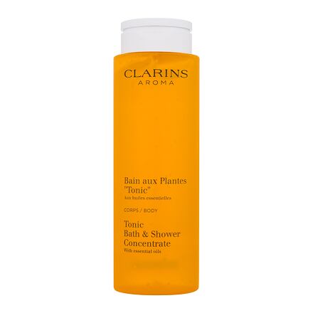 Clarins Aroma Tonic Bath & Shower Concentrate povzbuzující sprchový gel s esenciálními oleji 200 ml pro ženy