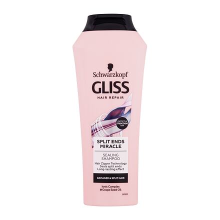 Schwarzkopf Gliss Split Ends Miracle Sealing Shampoo šampon pro poškozené vlasy s roztřepenými konečky 250 ml pro ženy