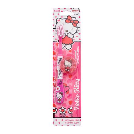 Hello Kitty Hello Kitty jemný zubní kartáček s krytkou