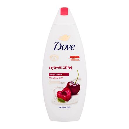 Dove Rejuvenating Cherry & Chia Milk omlazující sprchový gel 250 ml pro ženy