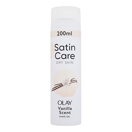 Gillette Satin Care Olay Vanilla Dream Shave Gel gel na holení pro suchou pokožku 200 ml pro ženy