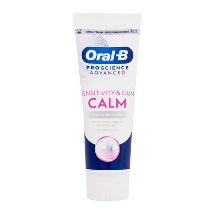 Oral-B Sensitivity & Gum Calm Gentle Whitening zubní pasta pro úlevu od bolesti citlivých zubů a zklidnění dásní 75 ml
