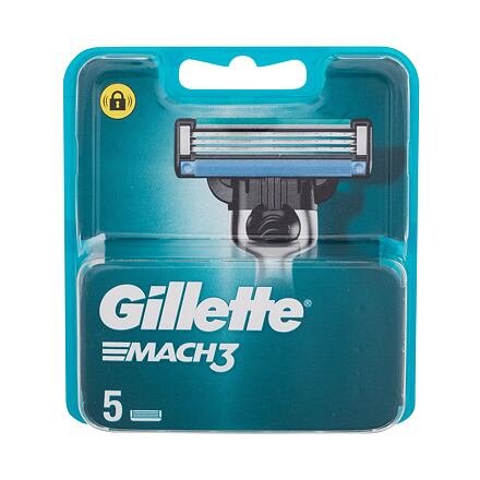 Gillette Mach3 náhradní břit 5 ks pro muže
