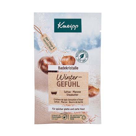 Kneipp Winter Feeling Saffron, Chestnut and Shea Butter koupelová sůl 60 g pro ženy