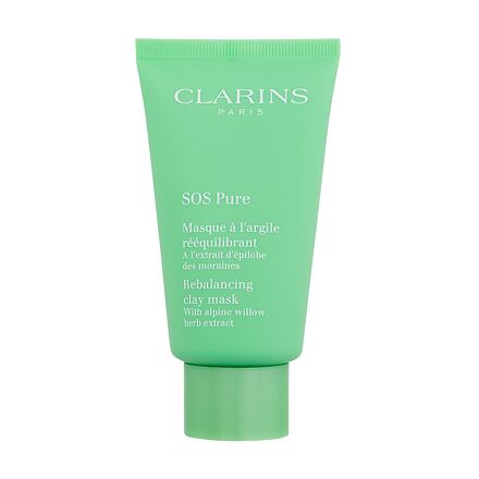 Clarins SOS Pure jílová maska pro smíšenou až mastnou pleť 75 ml pro ženy