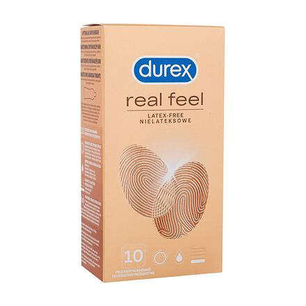 Durex Real Feel bezlatexový kondom se silikonovým lubrikačním gelem 10 ks