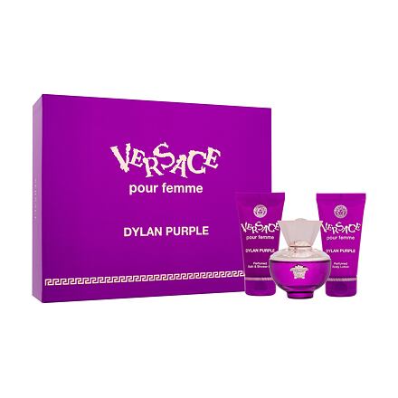 Versace Pour Femme Dylan Purple : EDP 50 ml + sprchový gel 50 ml + tělové mléko 50 ml pro ženy
