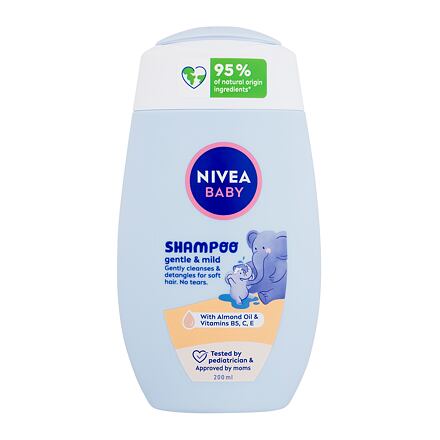 Nivea Baby Gentle & Mild Shampoo jemný šampon na vlasy 200 ml pro děti