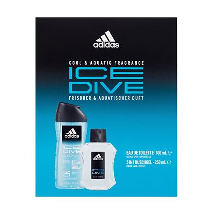 Adidas Ice Dive : EDT 100 ml + sprchový gel 250 ml pro muže
