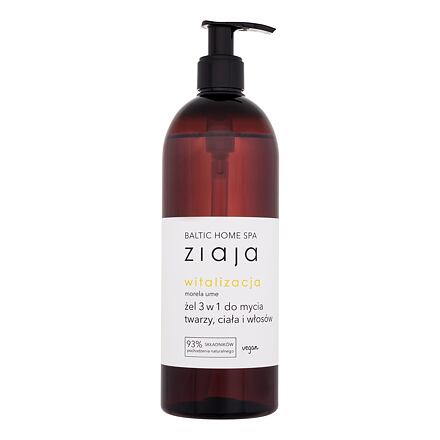 Ziaja Baltic Home Spa Vitality Shower Gel & Shampoo 3 in 1 sprchový gel na obličej, tělo a vlasy 500 ml pro ženy