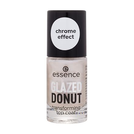 Essence Glazed Donut Transforming Top Coat krycí lak na nehty s chromovým efektem 8 ml odstín transparentní