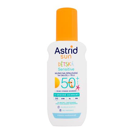 Astrid Sun Kids Sensitive Lotion Spray SPF50+ voděodolné mléko na opalování ve spreji pro velmi citlivou pokožku 150 ml