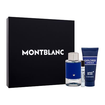 Montblanc Explorer Ultra Blue : EDP 100 ml + EDP 7,5 ml + sprchový gel 100 ml pro muže
