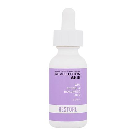 Revolution Skincare Restore 0.3% Retinol & Hyaluronic Acid Serum pleťové sérum proti vráskám 30 ml pro ženy