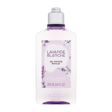L'Occitane Lavande Blanche jemný sprchový gel s levandulovým olejem 250 ml pro ženy