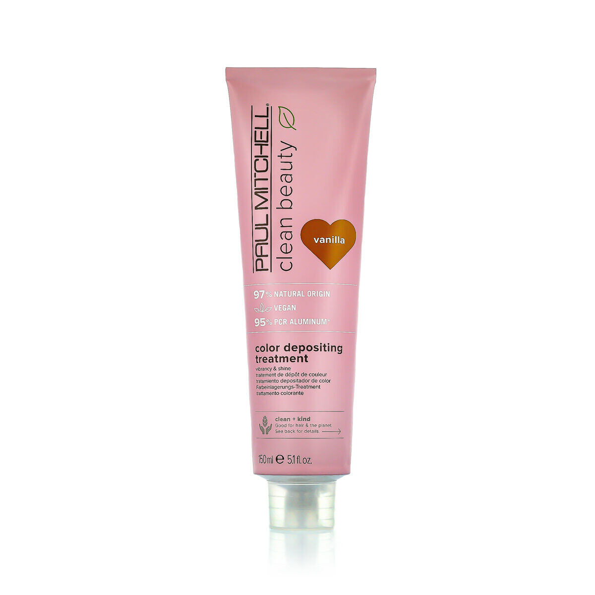 Paul Mitchell Clean Beauty Color Protect Color Depositing Treatment vyživující maska pro barvené vlasy 150 ml vanilla pro ženy