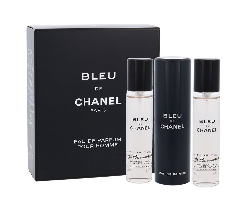 Chanel Bleu de Chanel parfémovaná voda twist and spray 3x20 ml pre mužov
