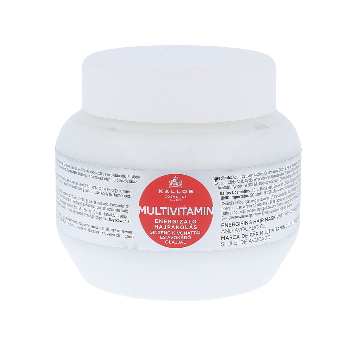 Kallos Cosmetics Multivitamin maska pro suché vlasy 275 ml 275 ml pre ženy