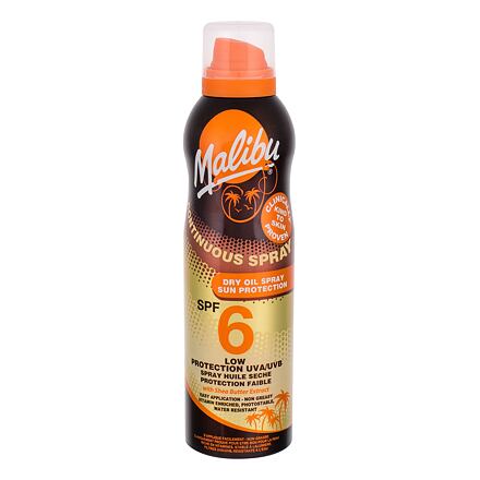 Malibu Continuous Spray Dry Oil SPF6 voděodolný suchý olej na opalování 175 ml