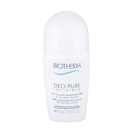 Biotherm Deo Pure Invisible 48h Roll-On antiperspirant se zklidňujícím účinkem 75 ml pro ženy