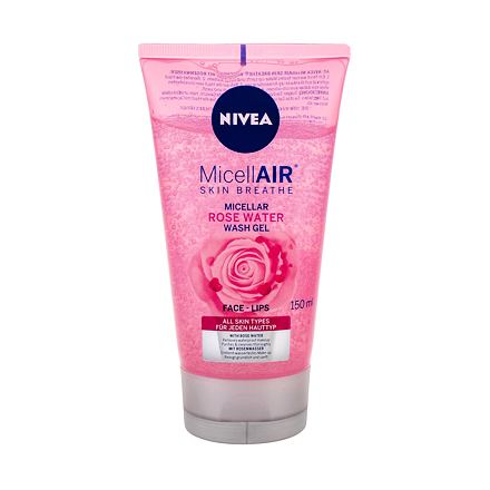 Nivea MicellAIR® Rose Water micelární čisticí gel pro všechny typy pleti 150 ml pro ženy