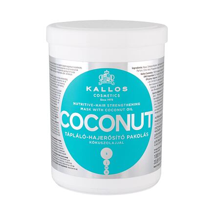 Kallos Cosmetics Coconut vyživující vlasová maska 1000 ml pro ženy
