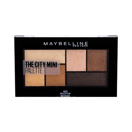 Maybelline The City Mini paletka šesti dramatických očních stínů 6 g odstín 400 Rooftop Bronzes