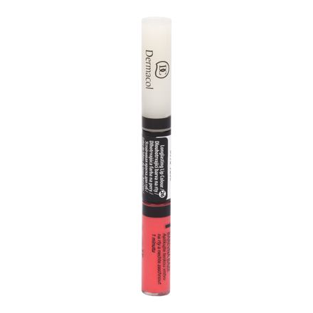 Dermacol 16H Lip Colour dvoufázová rtěnka a lesk na rty 2v1 4.8 g odstín 26