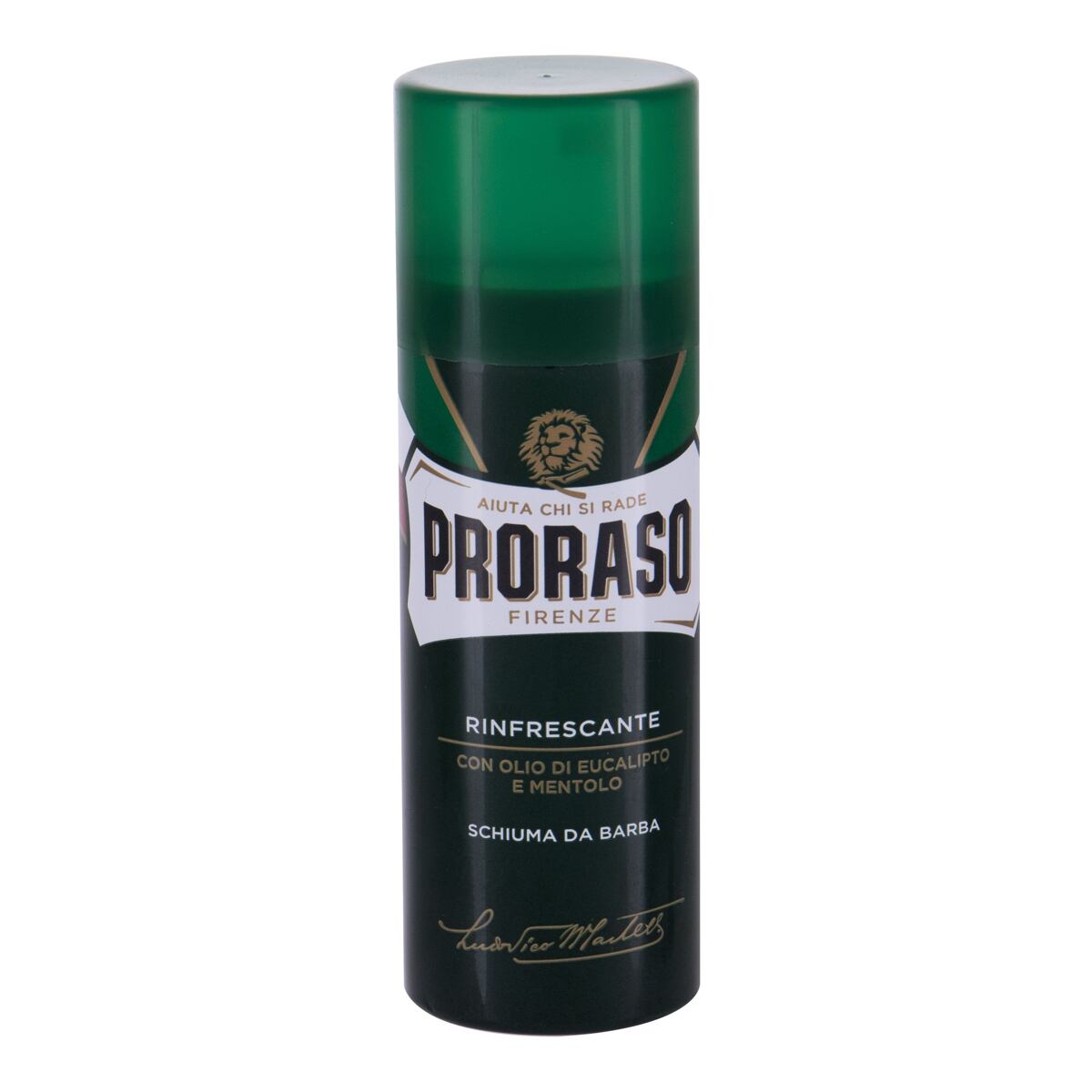 PRORASO Green Shaving Foam pěna na holení s mentolem a eukalyptem 50 ml pro muže