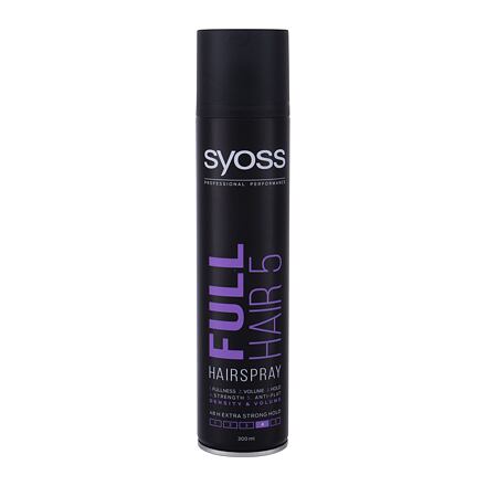 Syoss Full Hair 5 lak s pětinásobným efektem pro slabé a řídnoucí vlasy 300 ml pro ženy